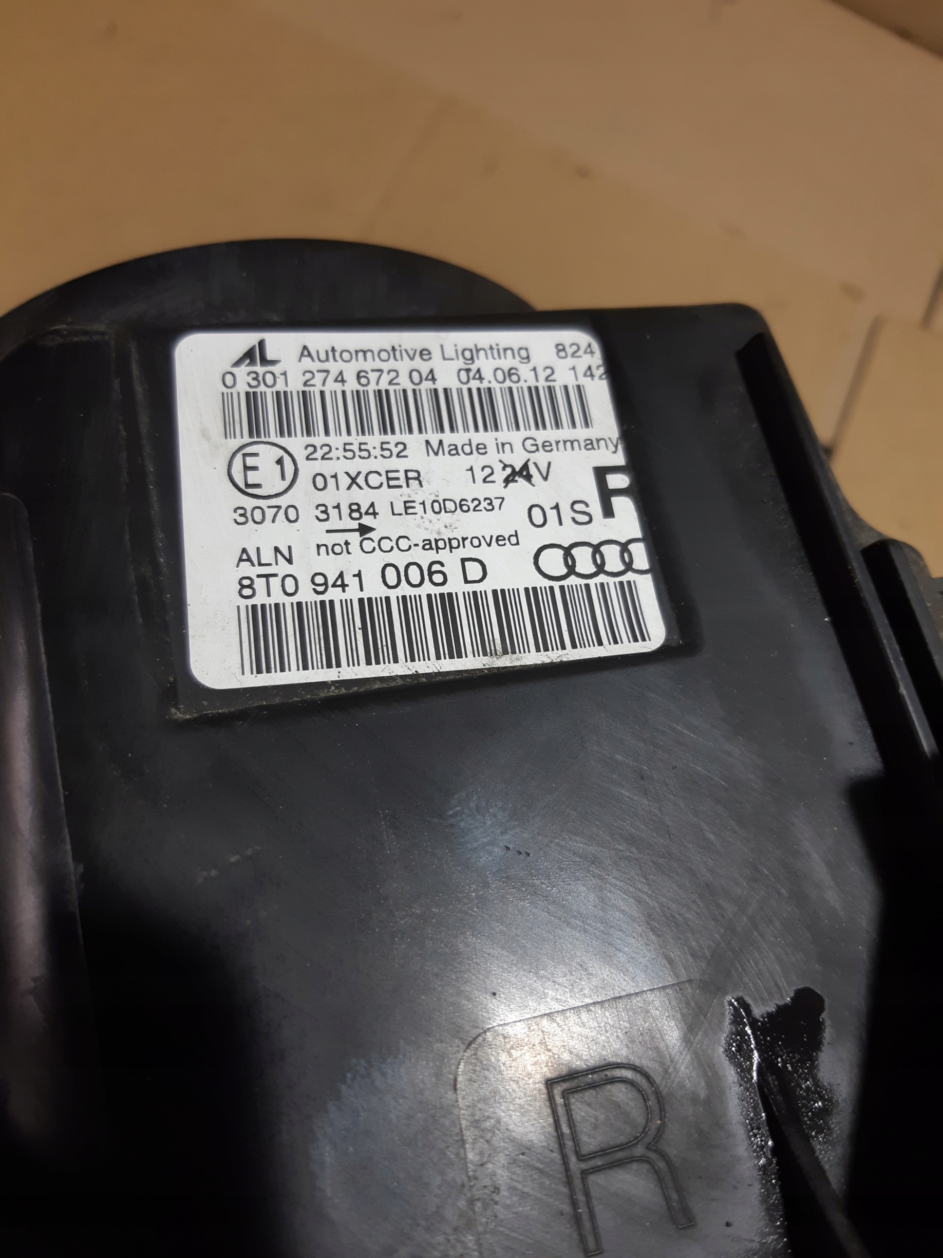 AUDI A5 8T LIFT light BI XENON right front front 8T0941006D