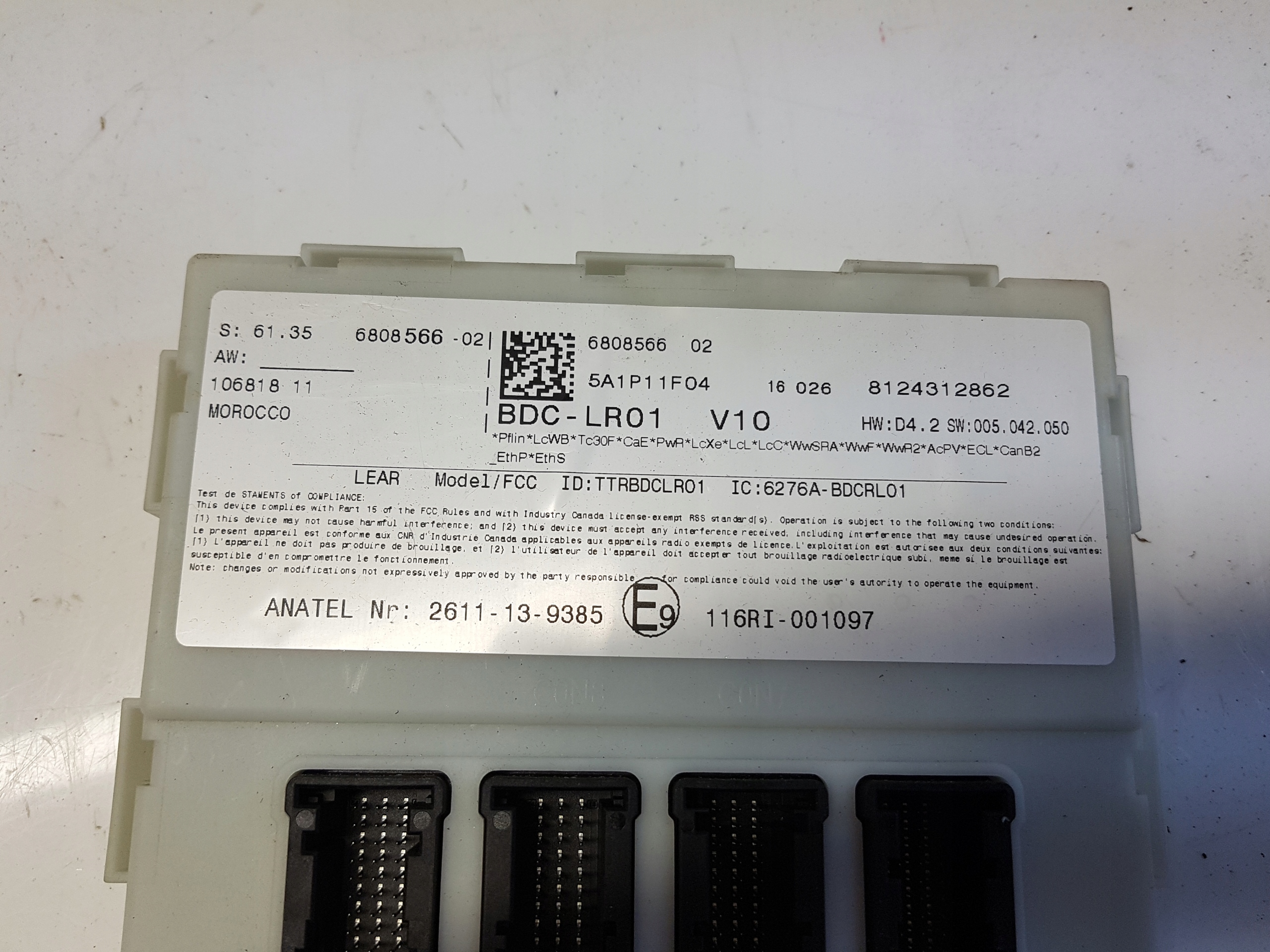 BMW I3 i01 modul Bedienteil BDC 6808566