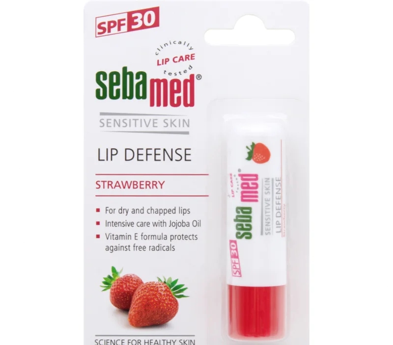 Sebamed Lip Defense SPF30 ochranná rtěnka Strawberry 4.8 g 1 ks