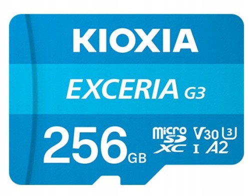 Karta pamięci microSD Kioxia Exceria G3 256GB Uhs-i U3