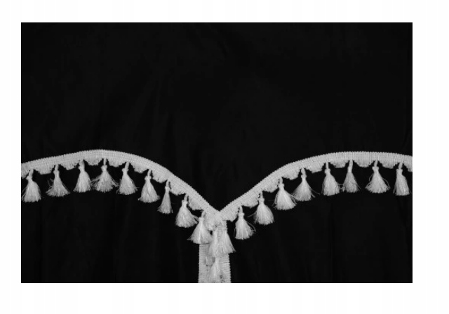 ZASŁONY SZYB FIRANY DO KABINY TIR UNIWERSALNE CZARNE Producent bez marki