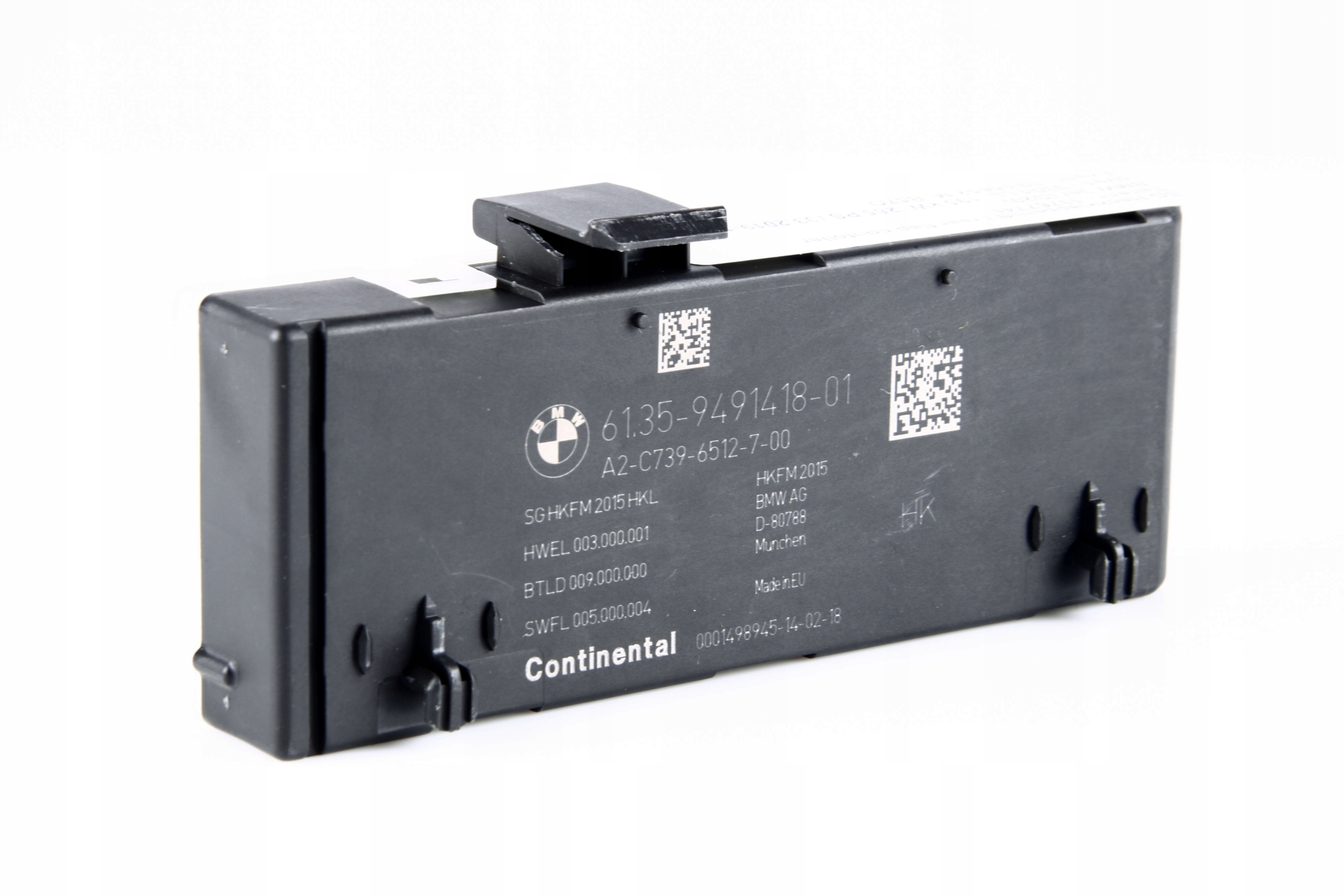 BMW G11 G12 module control unit of the rear bonnet boot 9491418