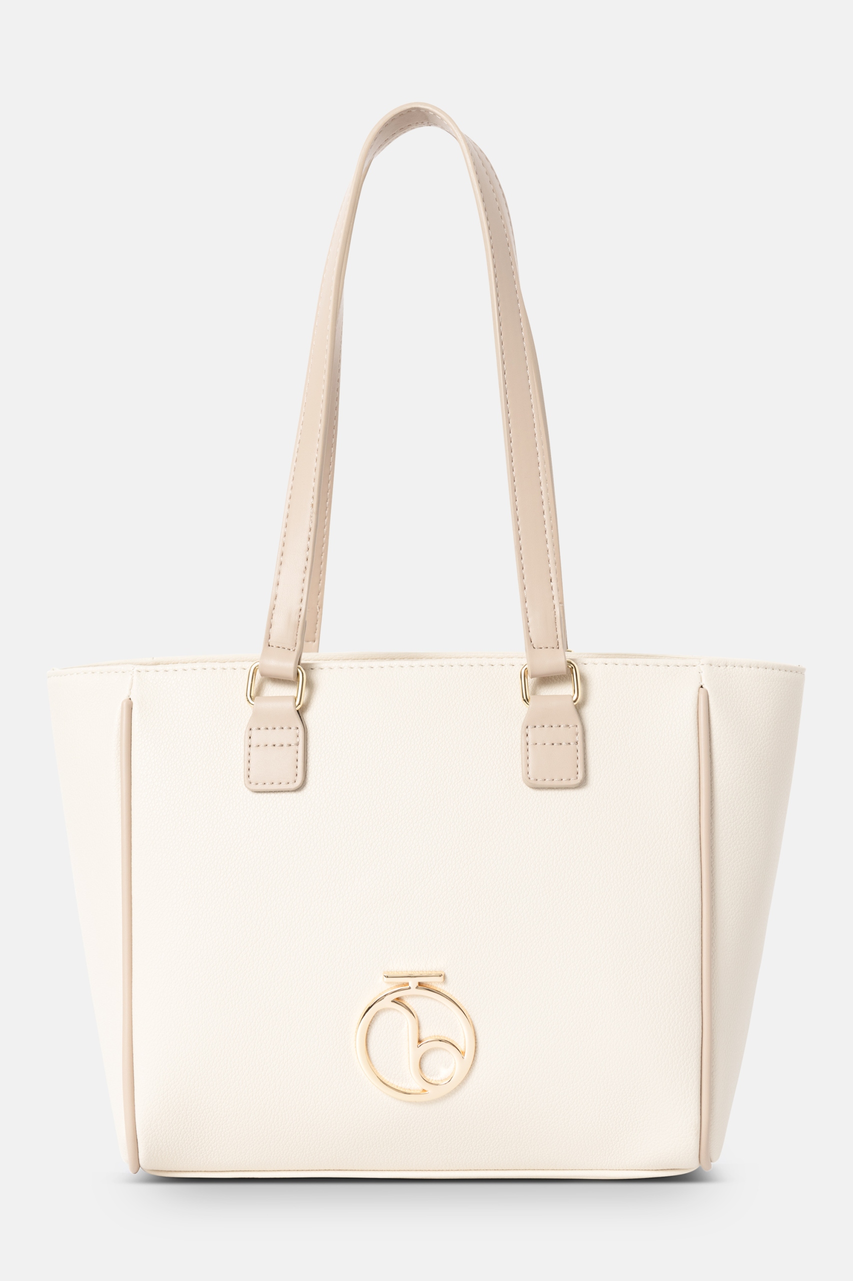 TOREBKA DAMSKA SHOPPERKA NOBO DUŻA KREMOWA ELEGANCKA Z DŁUGIMI UCHWYTAMI Marka Nobo