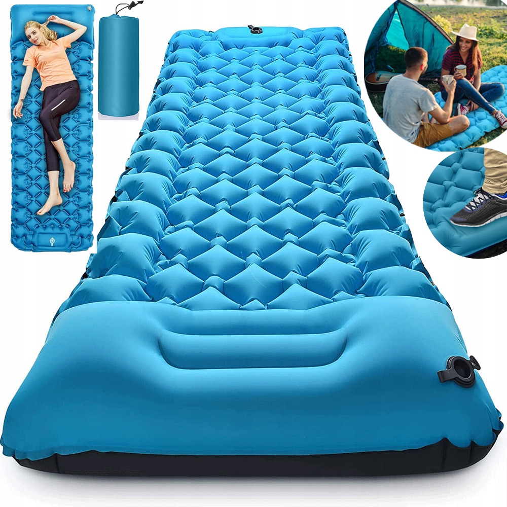 Turistická Kempingová Samonafukovací Podložka Pod Stan 202 X 65 CM, Přenosná