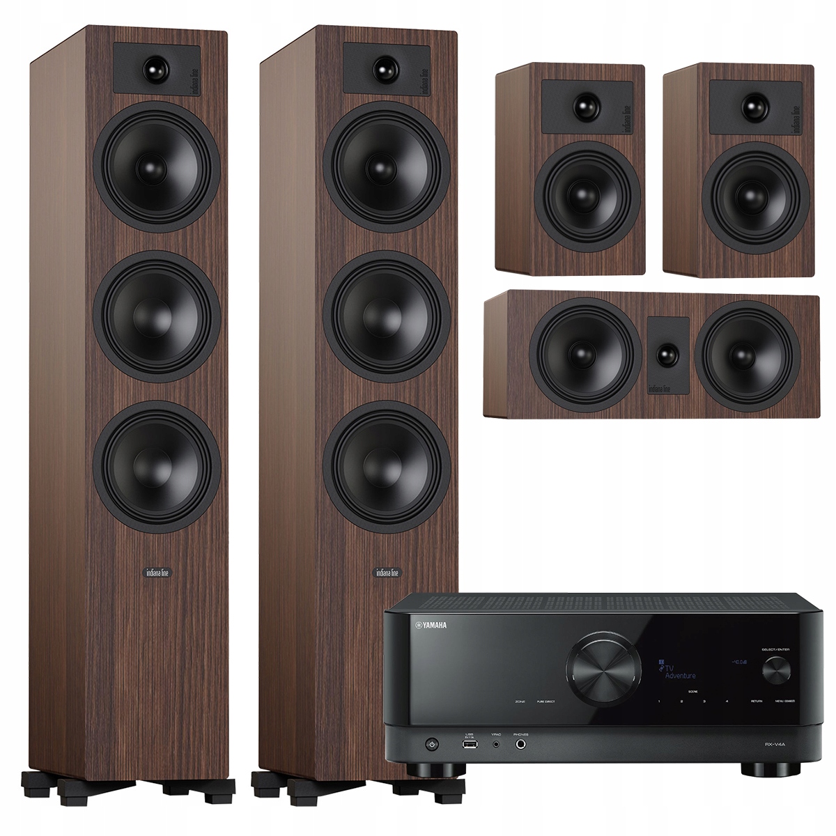 Indiana Line Tesi 6 2 7 Sada Reproduktorov Domáceho Kina Yamaha RX-V4A