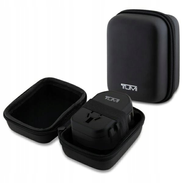 Tumi TUTA20WMSLK cestovní adaptér 20W Usb-c 2xUSB-A černý/černý