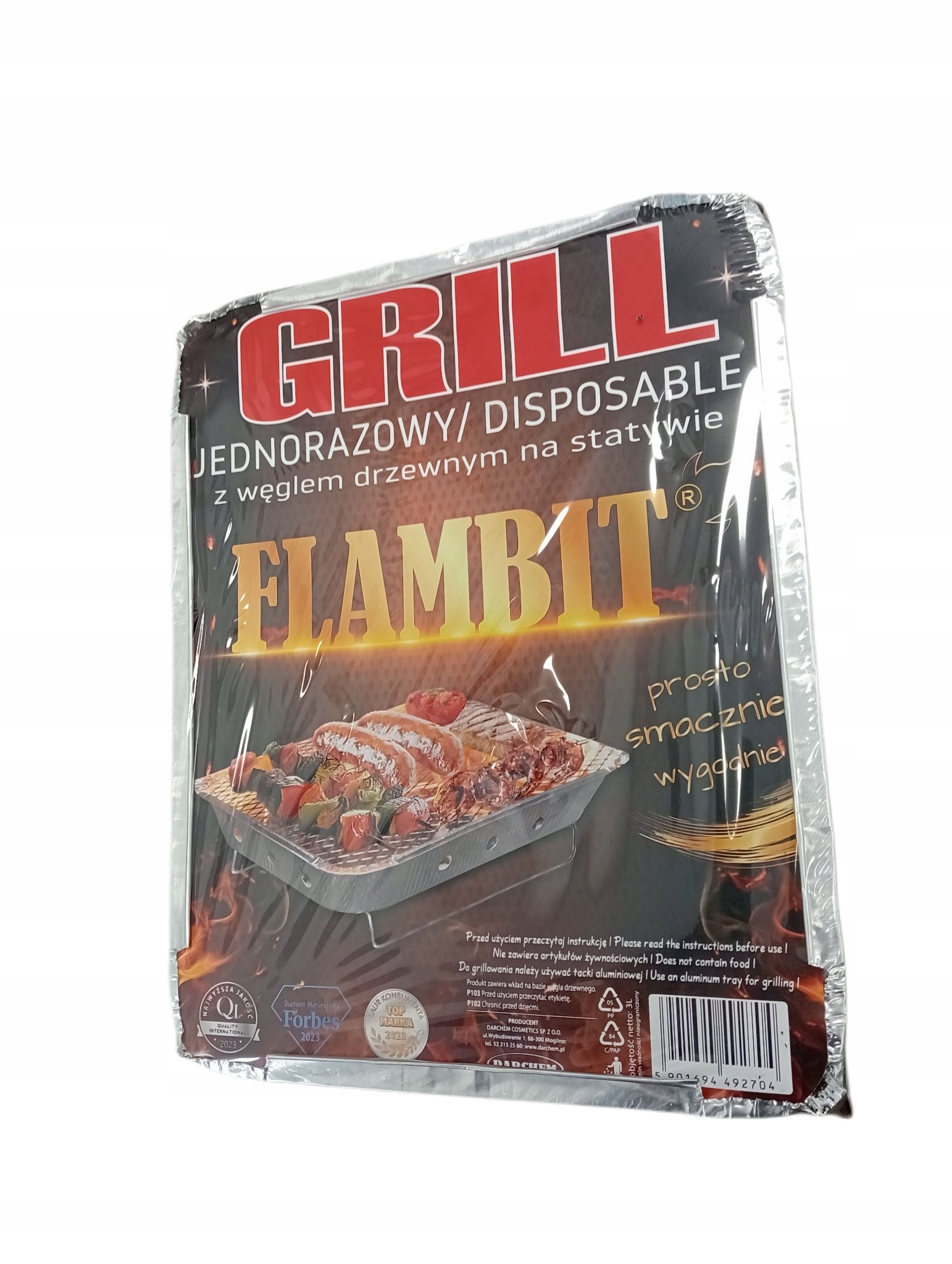 

Grill węglowy jednorazowy statyw Flambit 30 x 25cm