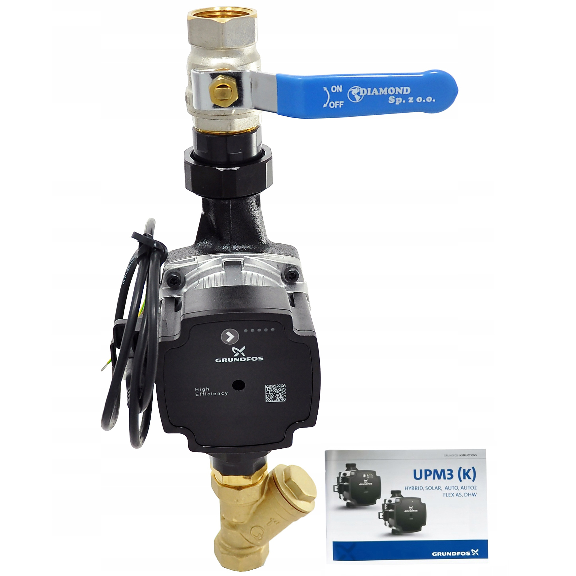 Elektronická, Energeticky Úsporná Obehová Pumpa Grundfos Auto 25/60 180 Sada