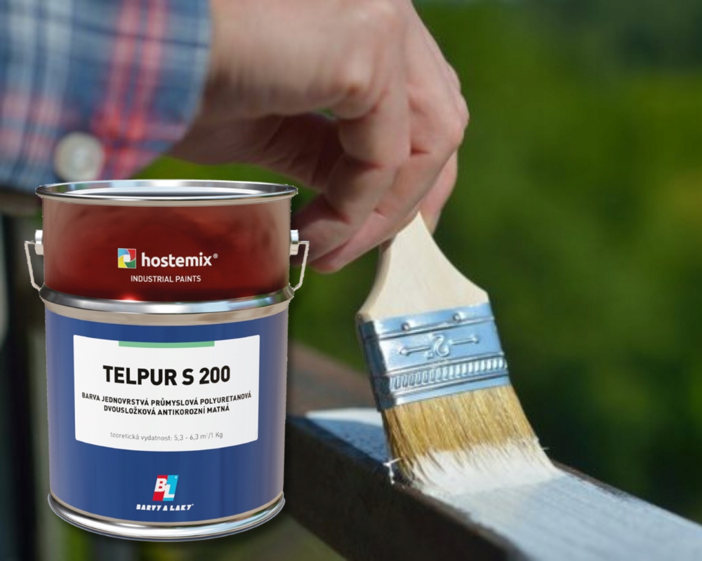 Farba do metalu poliuretanowa Telpur S200 Mat 1,2