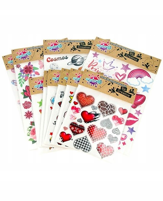 Naprasowanki Naplamki Dinozaury mały arkusz Wzór dominujący mix wzorów