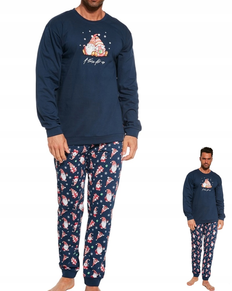 Pánské Pyžamo Cornette 115 a time for us XXL 52 Tmavě modrá