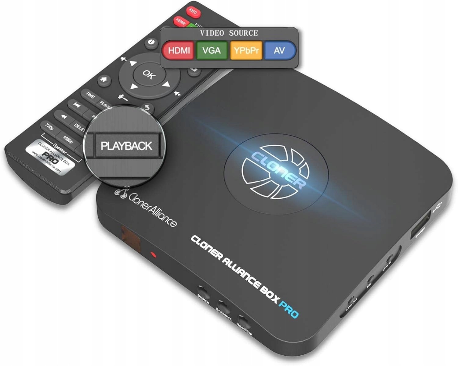 Box Pro, videorekordér 108060 snímků za sekundu, Dvr s Hdmi snímáním