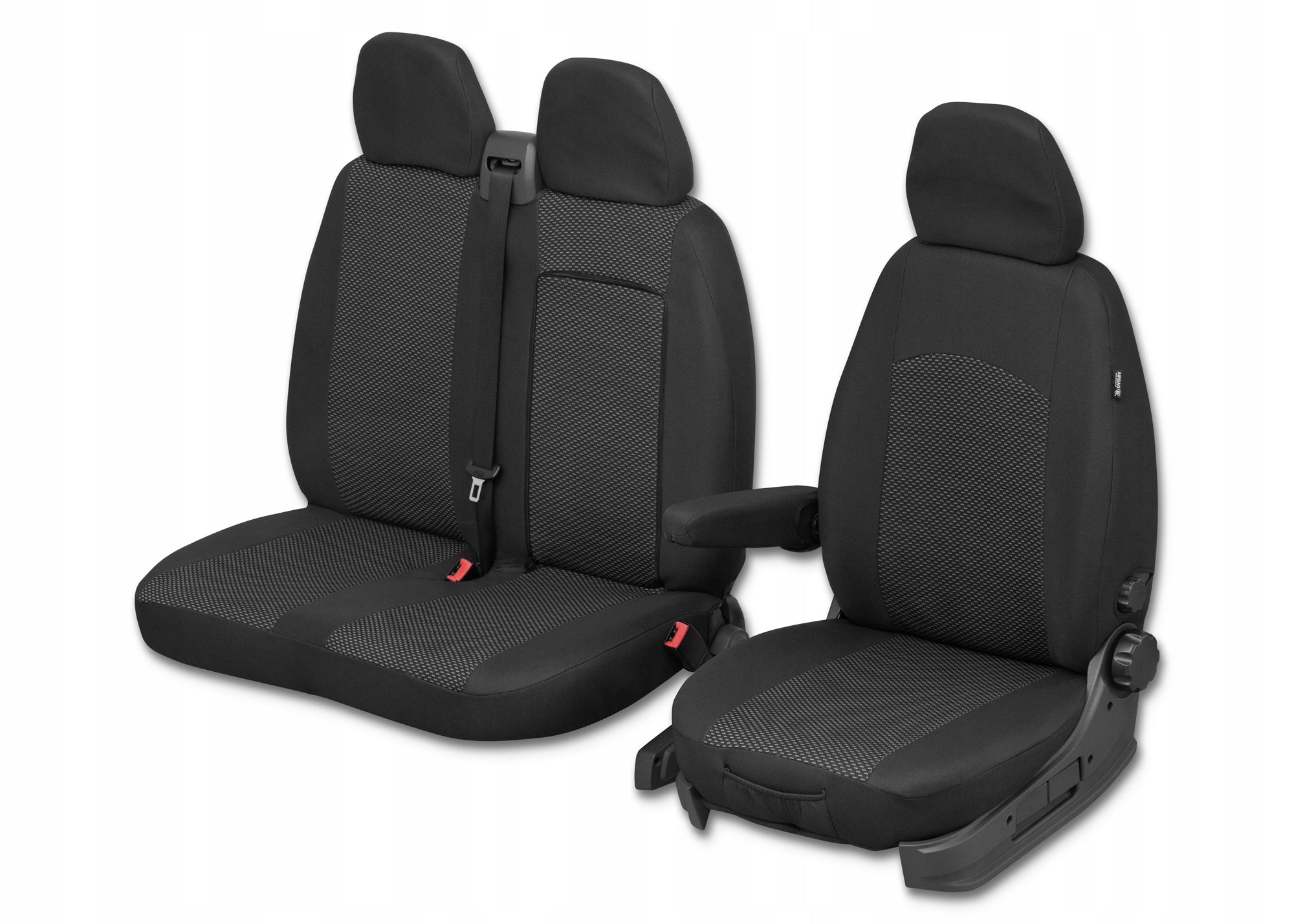 Pokrowce DEDYKOWAME VW Crafter II, MAN TGE ( 2+1)