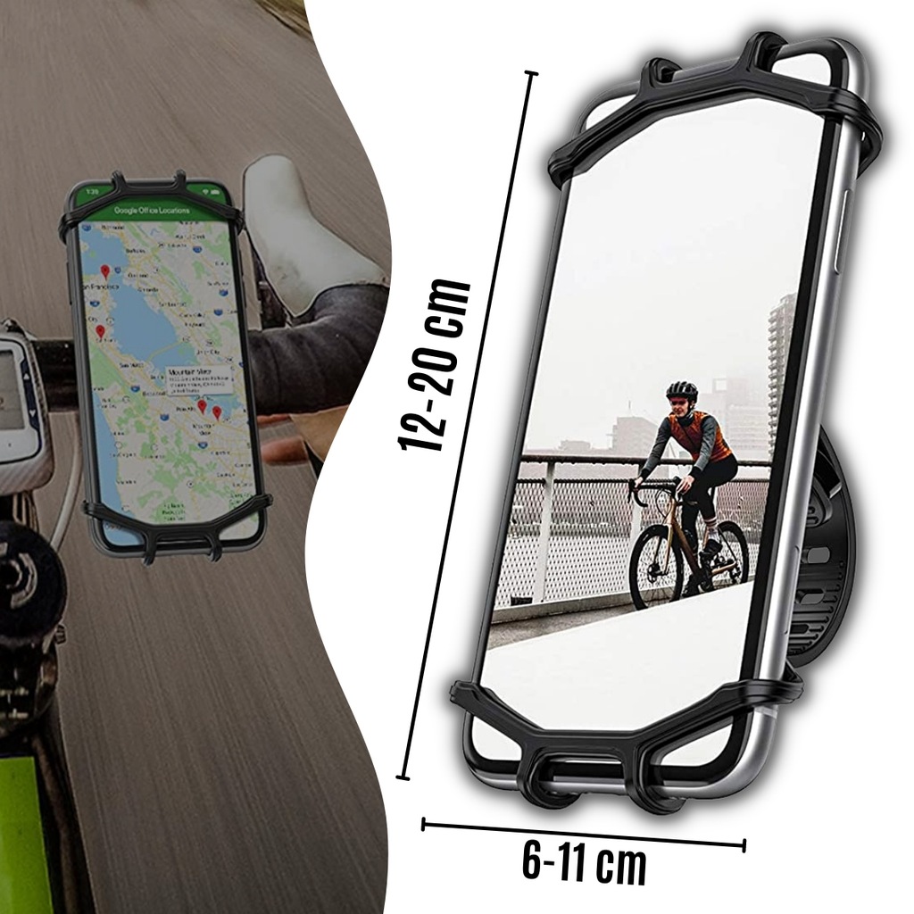 UCHWYT ROWEROWY NA TELEFON GPS ROWER MOTOCYKL GSM DO TELEFONU SMARTFONU EAN (GTIN) 5903802880120