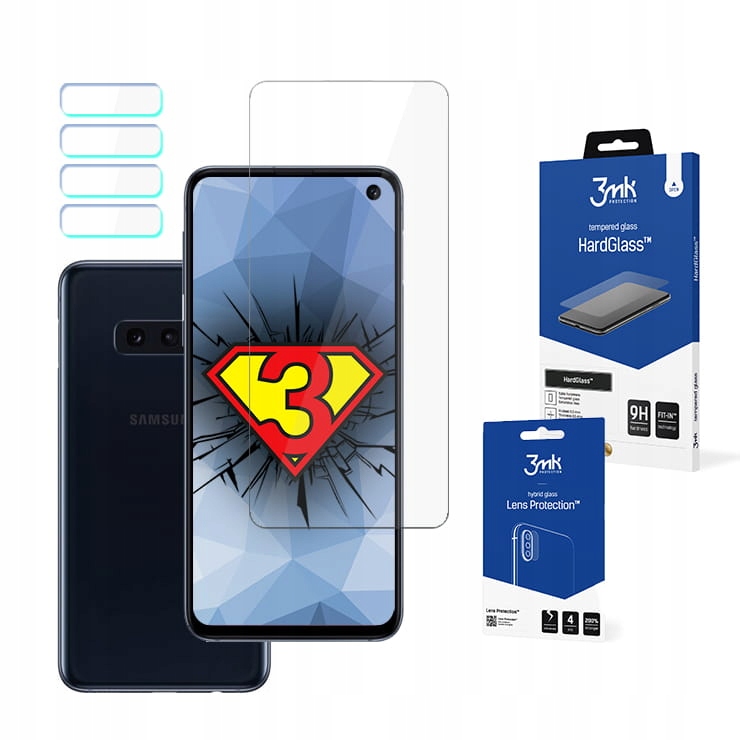 

Szkło 3mk na ekran i aparat do Samsung Galaxy S10e