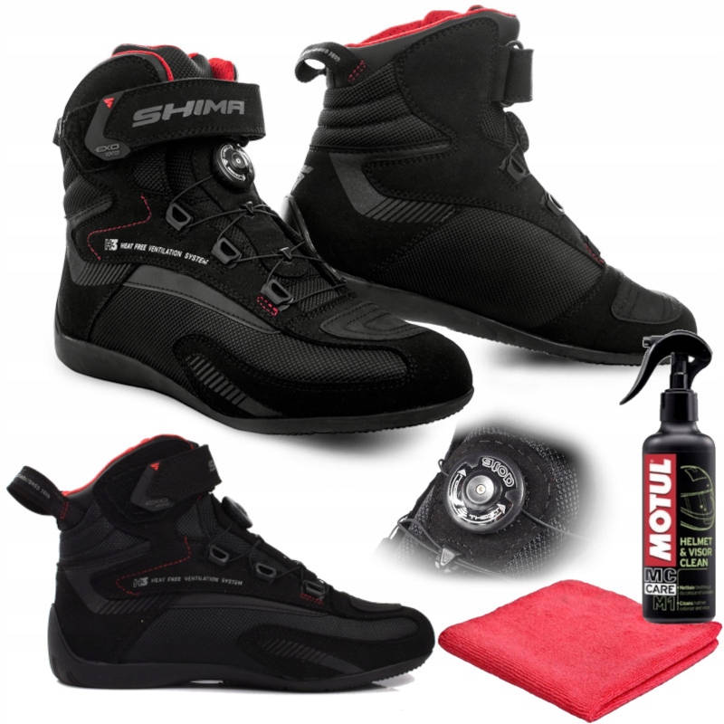 Buty motocyklowe SHIMA EXO Black 43