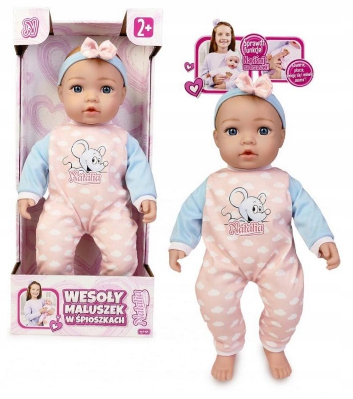 Lalka Natalia bobas funkcyjny 43cm