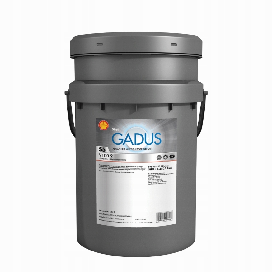 SHELL GADUS S5 V100 2 18KG ŁÓDŹ