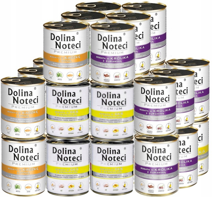 Levně Dolina Noteci Premium 30x800g krmivo pro psy mix chutí