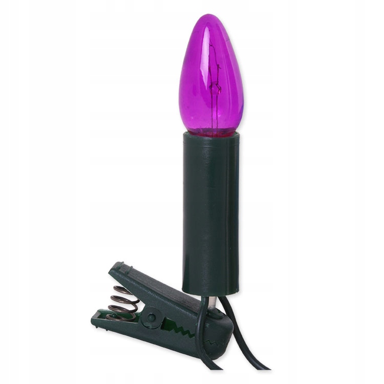 Tradiční vánoční osvětlení na stromeček svíčky 5W zelené