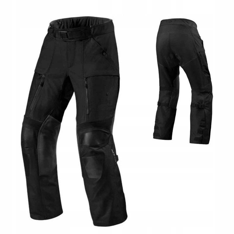 Pánske textilné motocyklové nohavice Revit Sand 5 H2O Black čierne