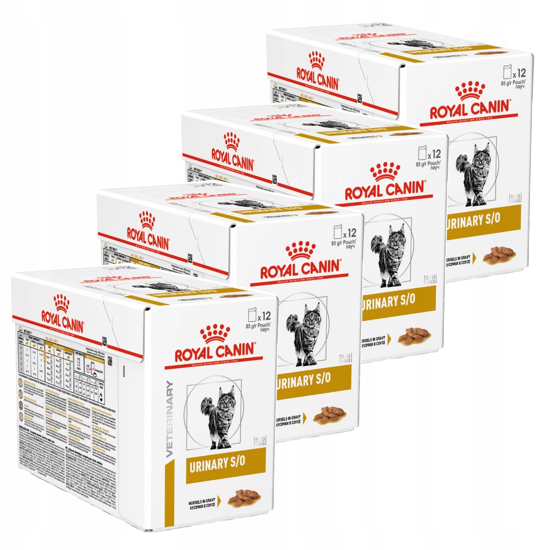 Levně Royal Canin Veterinary Urinary S/o 48x85g Vlhké Krmivo v omáčce Pro Kočky