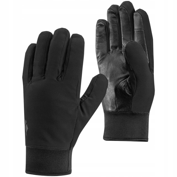 Rukavice pro dotykové displeje Black Diamond Softshell BD801749 0006 XL