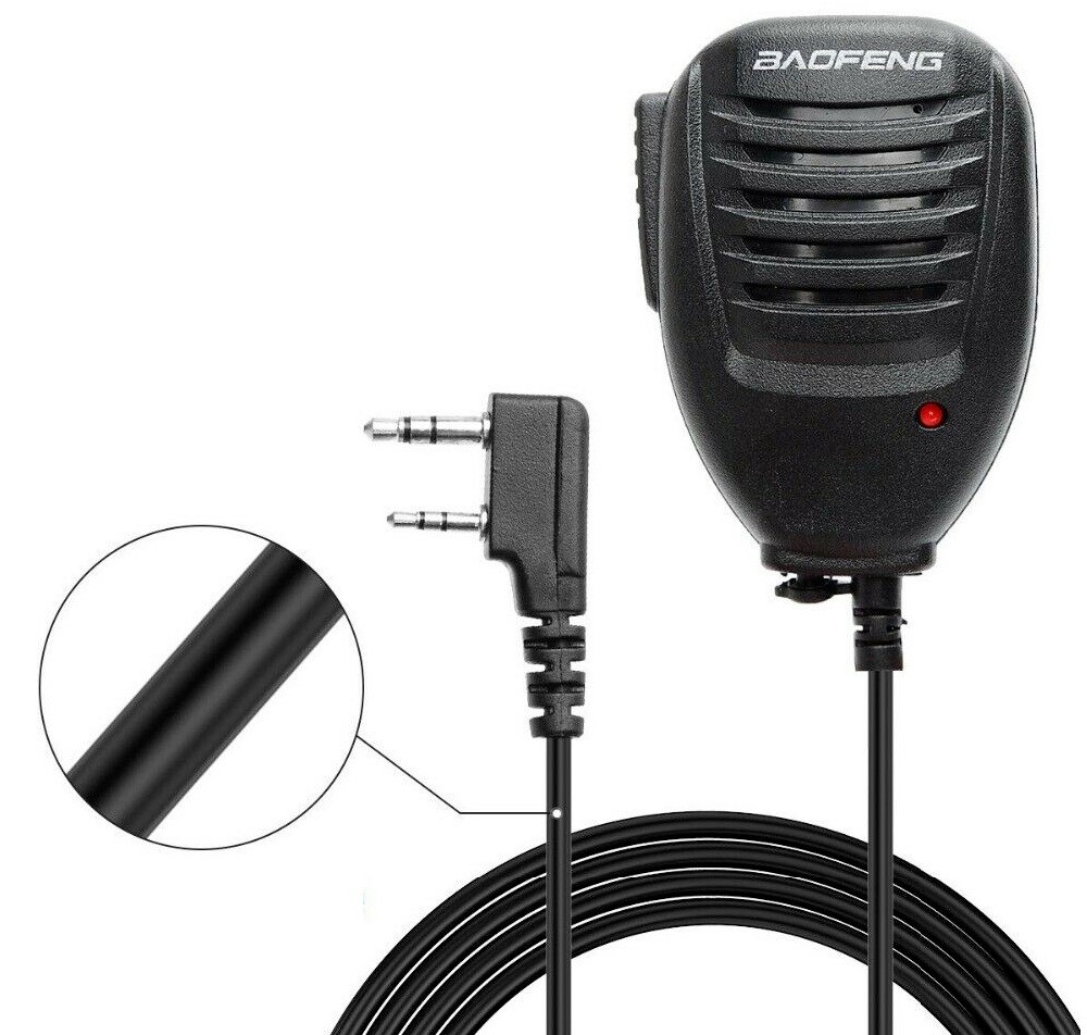 MIKROFON DO RADIA BAOFENG PTT GRUSZKA UV-5R UV-6R RADIO CB MIKROFONOGŁOŚNIK Kod producenta 00014C5