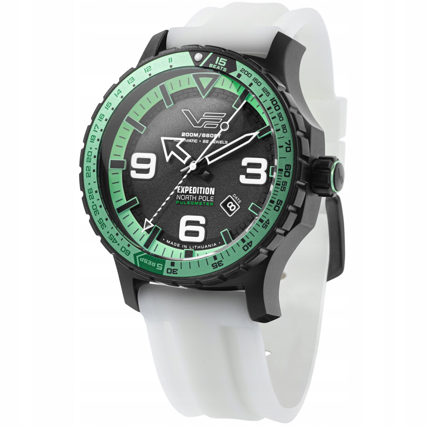 Pánské Hodinky Vostok Europe YN55-597C731SW, bílý pásek