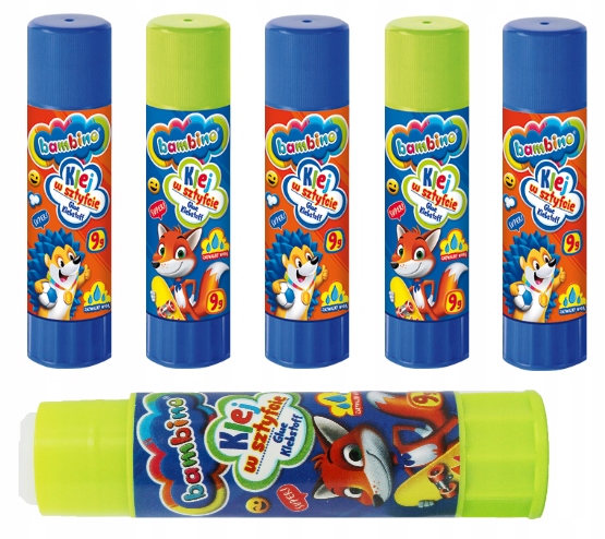 

Klej w sztyfcie 9g Bambino 5 Sztuk