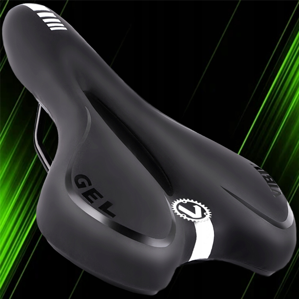 VIBIKE WYGODNE SPORTOWE ŻELOWE SIODEŁKO SIODŁ Długość 277 mm