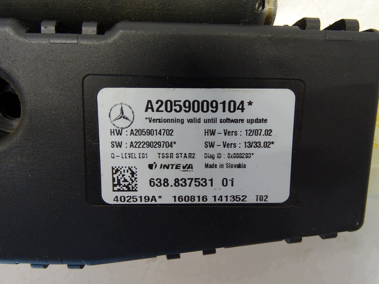 Motor Schiebedach MERCEDES C W205 A2059009104