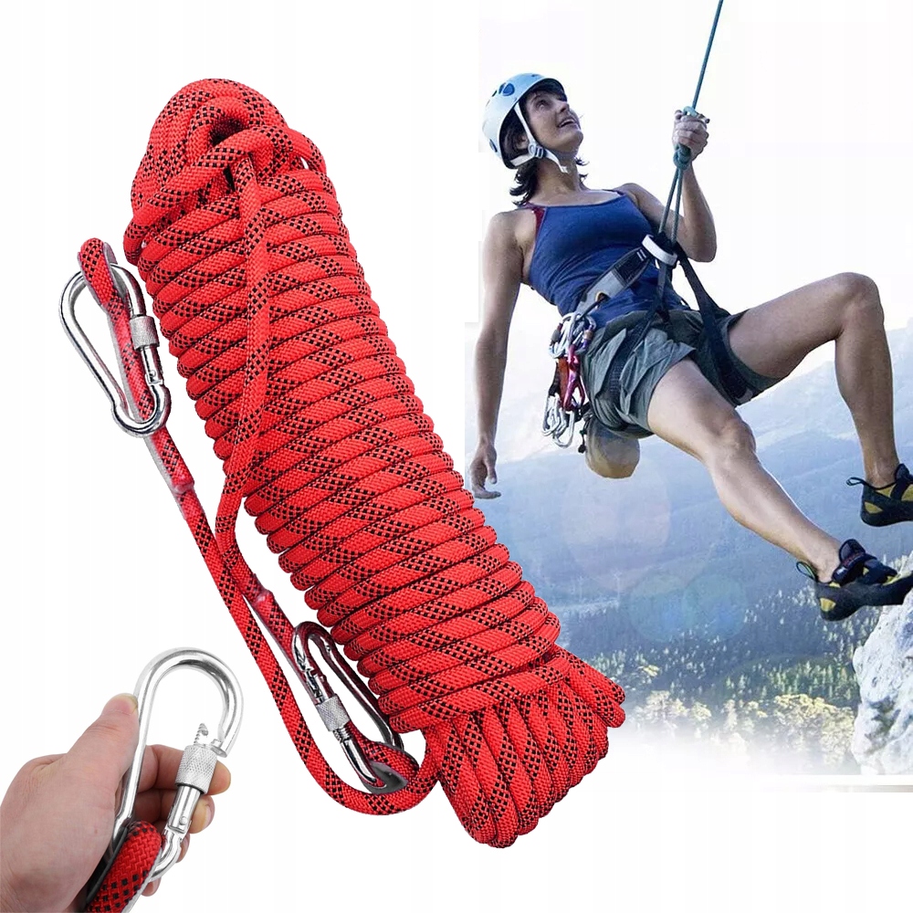 12MM Lina Linka Statyczna Wspinaczka 30M