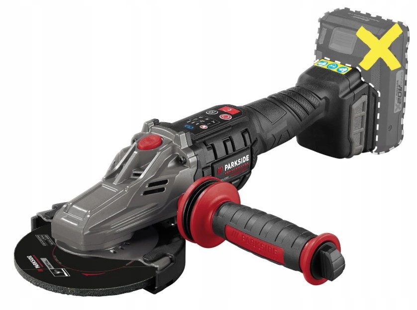 Szlifierka kątowa akumulatorowa 125mm 20V Ppwsfa 20-Li C4 Parkside Tarcza