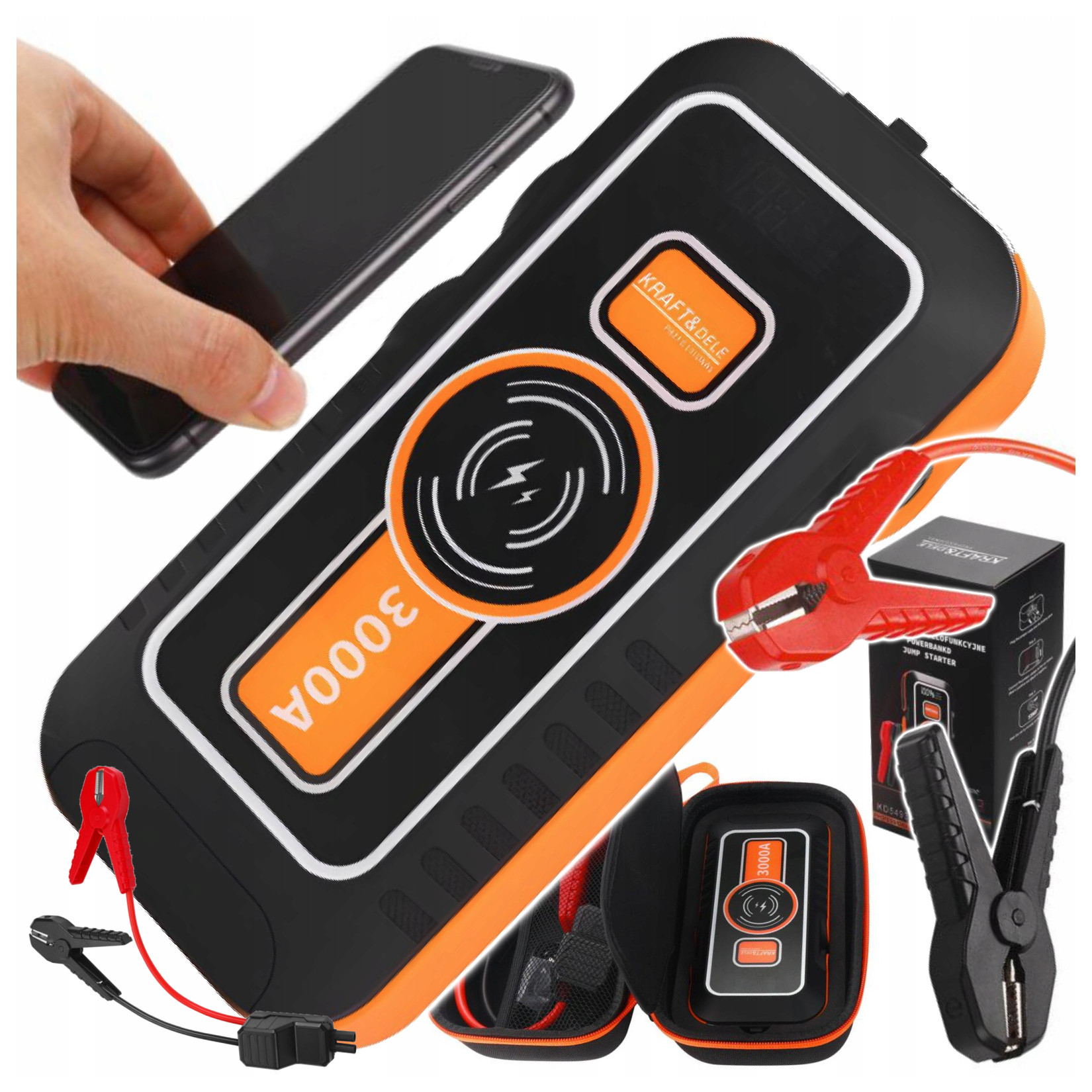 Powerbankové Multifunkčné Zariadenie Jump Starter 1200A Puzdro 16 000MAH