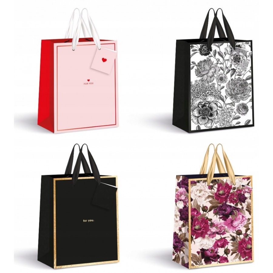 TOREBKA PREZENTOWA DUŻA MATOWA 46x33x10 TORBA