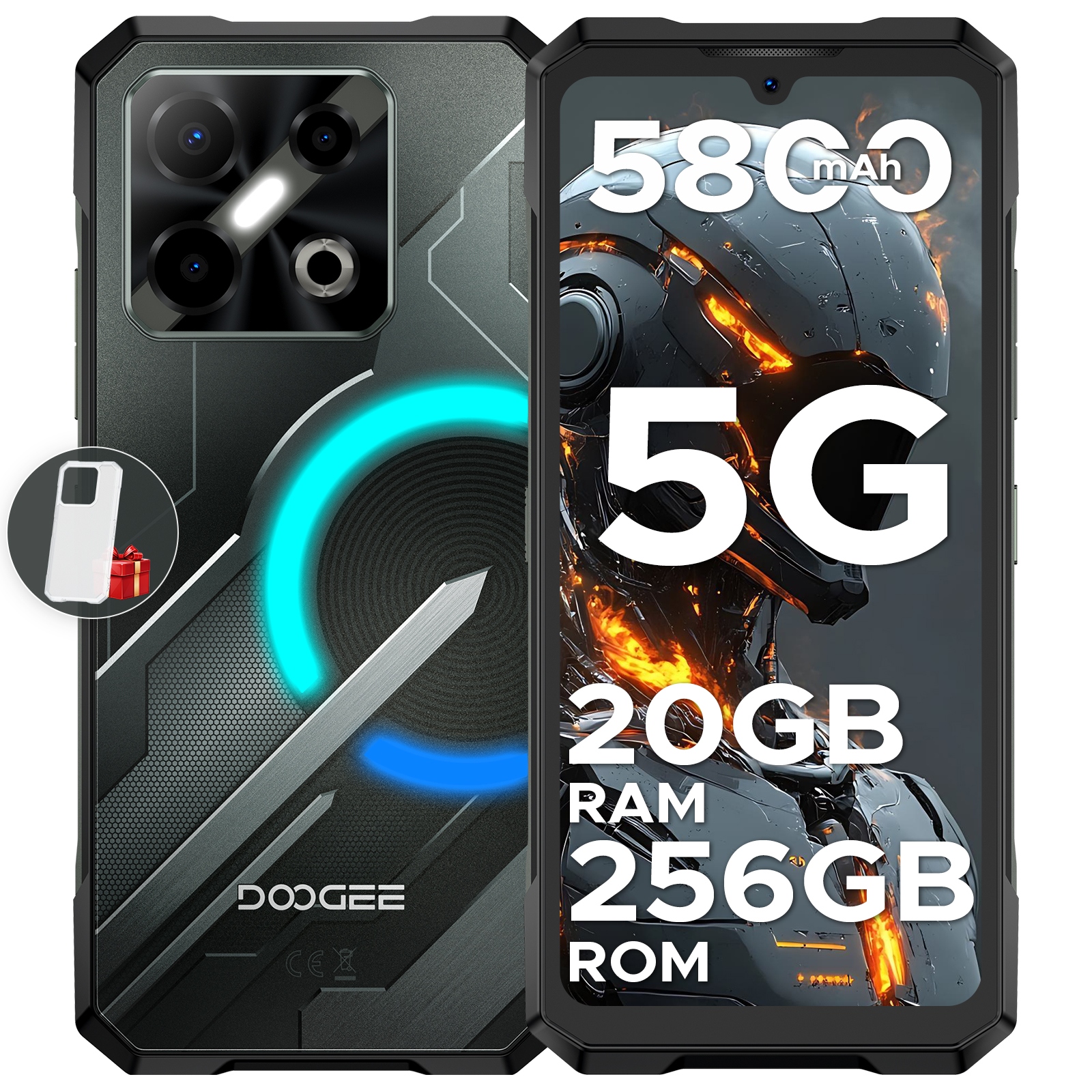 5G Smartphone Doogee BladeGT Play 8/256GB 6.72" 120Hz 5800mAh Android 14