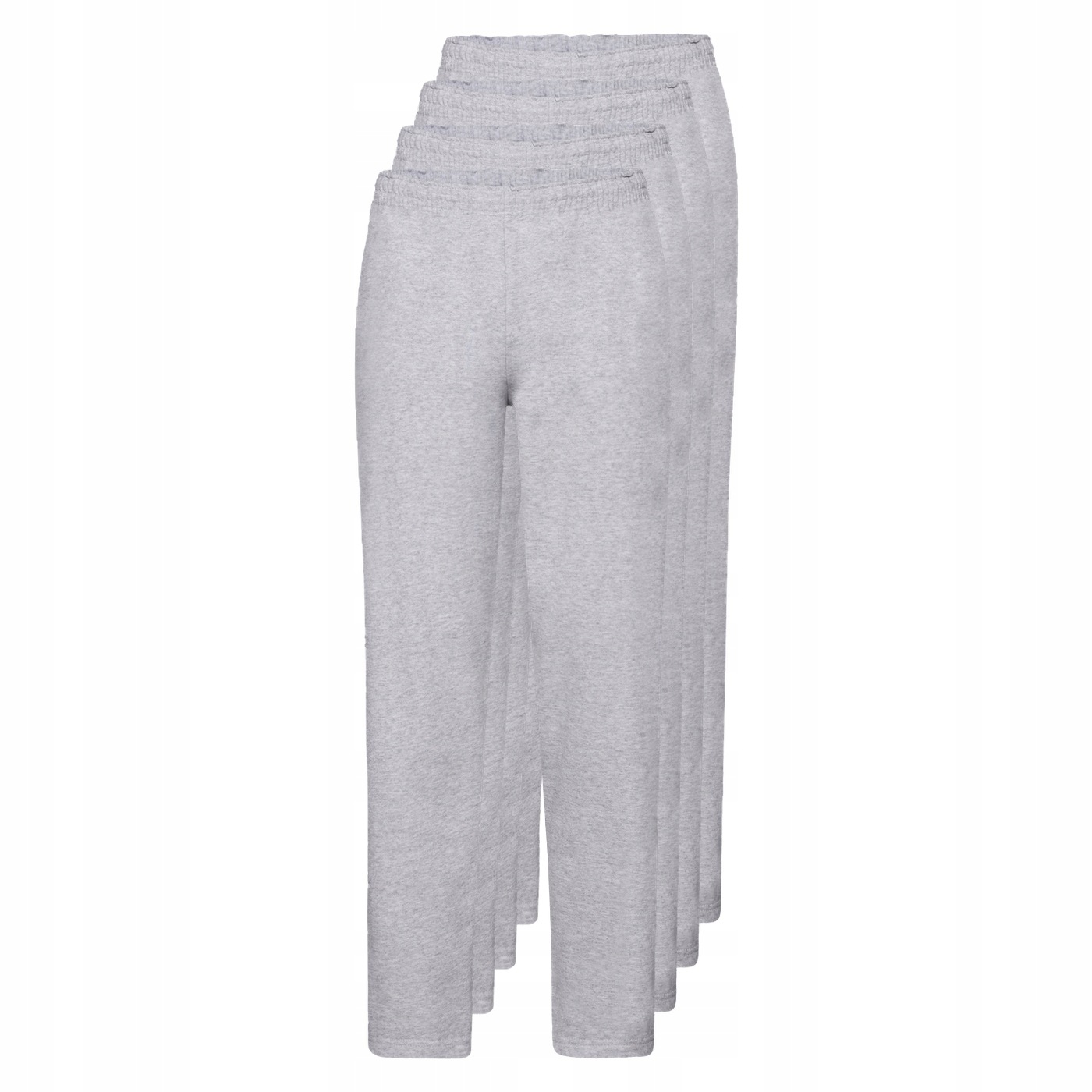 4x Pánské teplákové kalhoty Lightweight Fruit of the Loom Šedé M