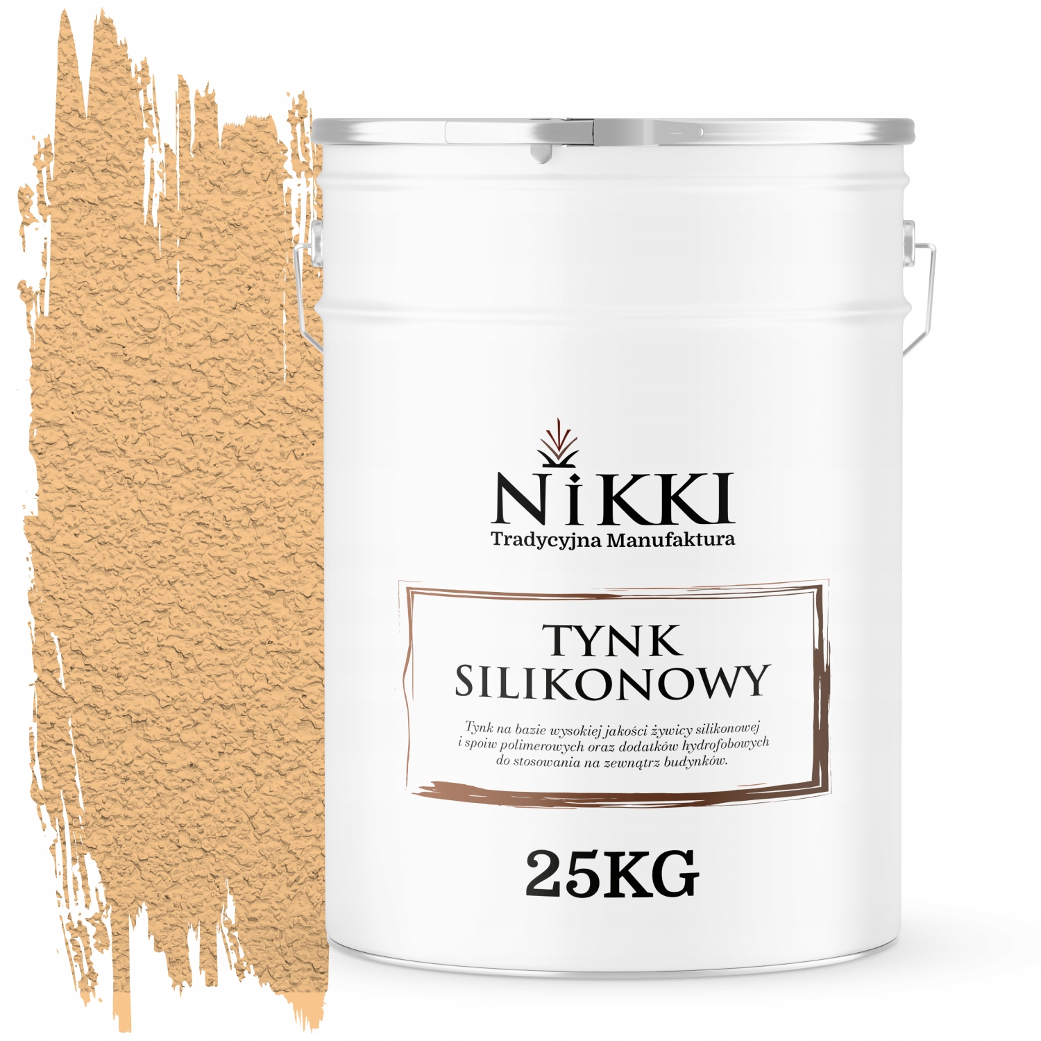 Silikónová Omietka Fasádna Oranžová Svetlá F764 25KG Zrnitosť 3.0mm