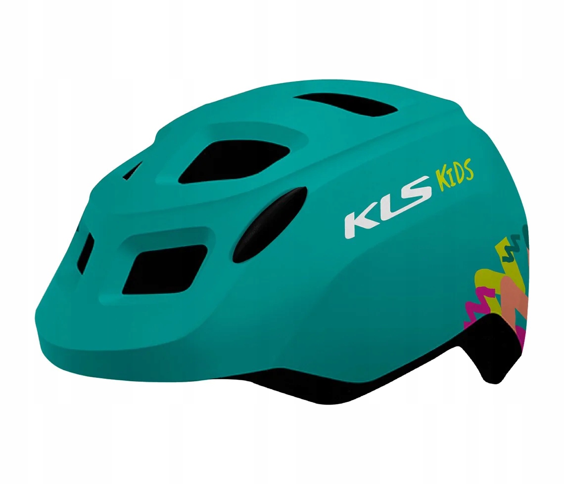 Kask Kls Zigzag 022 turkosowy Xs 45-49 cm