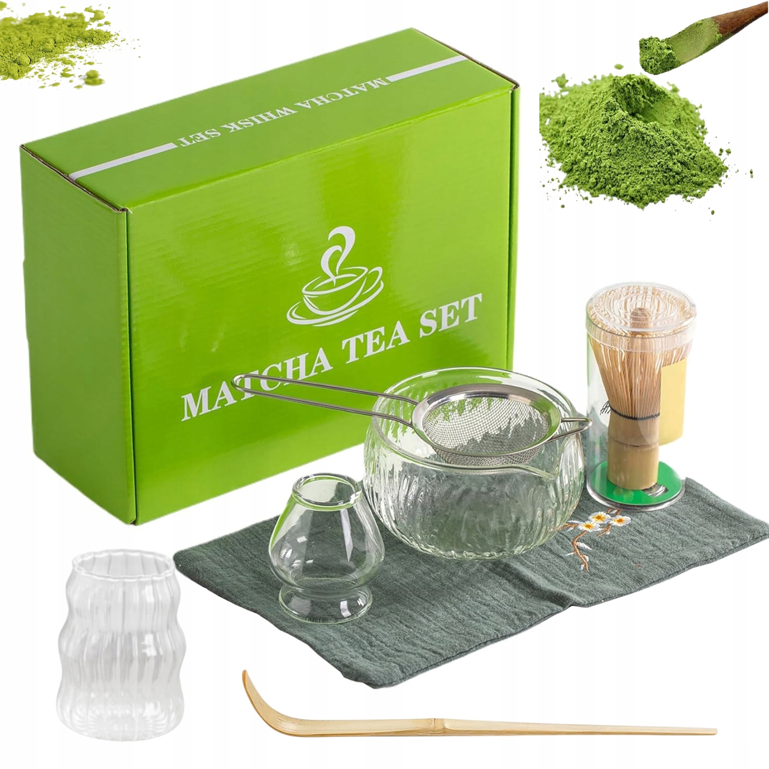 Levně 7 Kusů Sada Na Čaj Matcha Je Ideálním Dárek Pro Milovníky