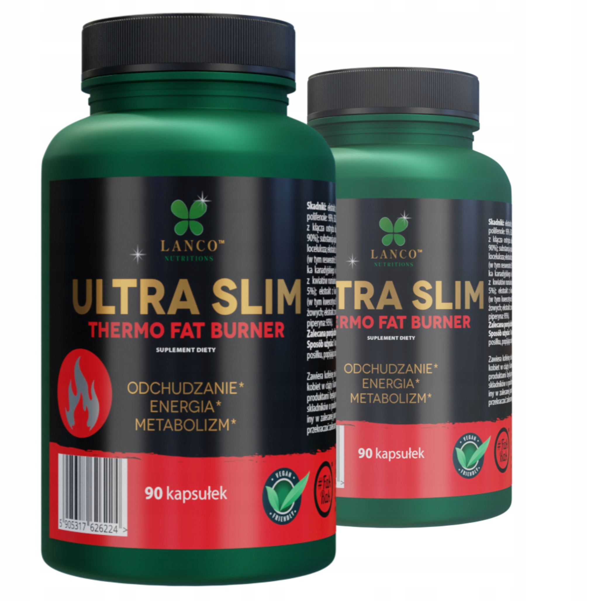 2x Silný spalovač tuků UltraSlim Fat Burner