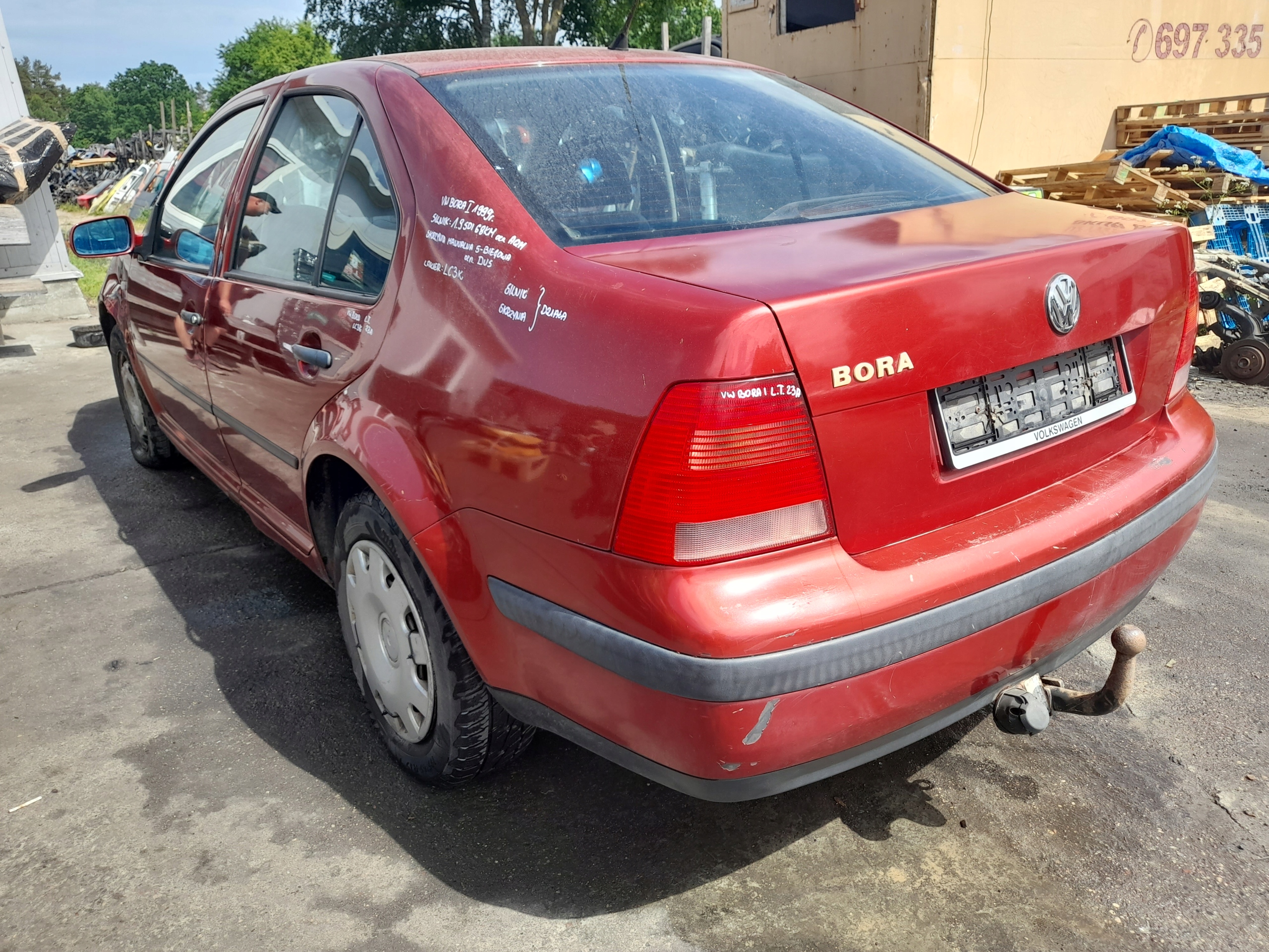 vw Bora Golf IV Двигатель 1.9 68KM 50kW без навесного