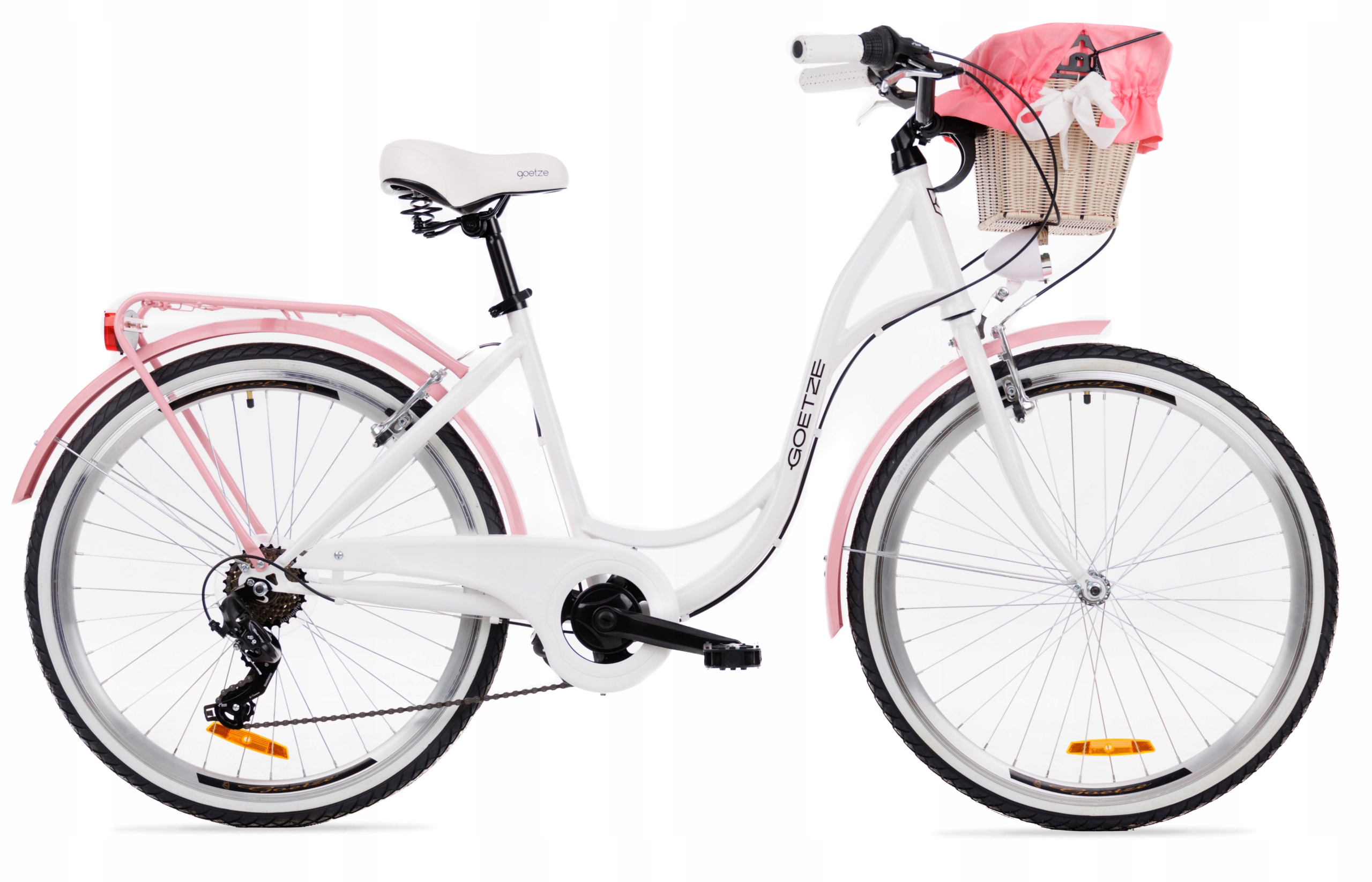 Damski Rower Miejski Goetze 26 Lekki Damka Shimano Kosz