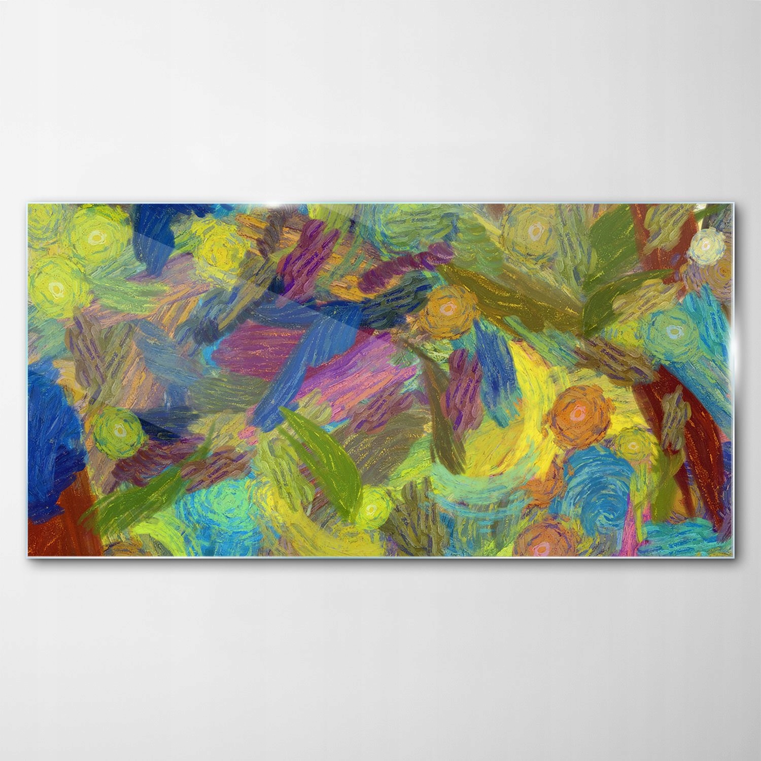 Sklenený obraz Dekor Abstrakcia Umenie 100x50