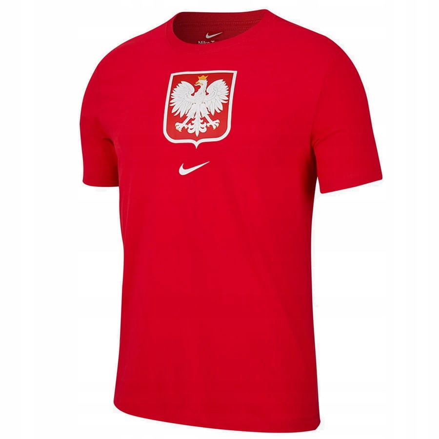 KOSZULKA POLSKI NIKE CREST KOSZULKA KIBICA POLSKA SPORTOWA CZERWONA ROZM XL