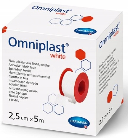 

Hartmann Omniplast white 2,5cmx5m plast. z tkaniny