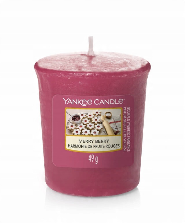 

Yankee Candle Świeca Votive Merry Berry 15h 49g