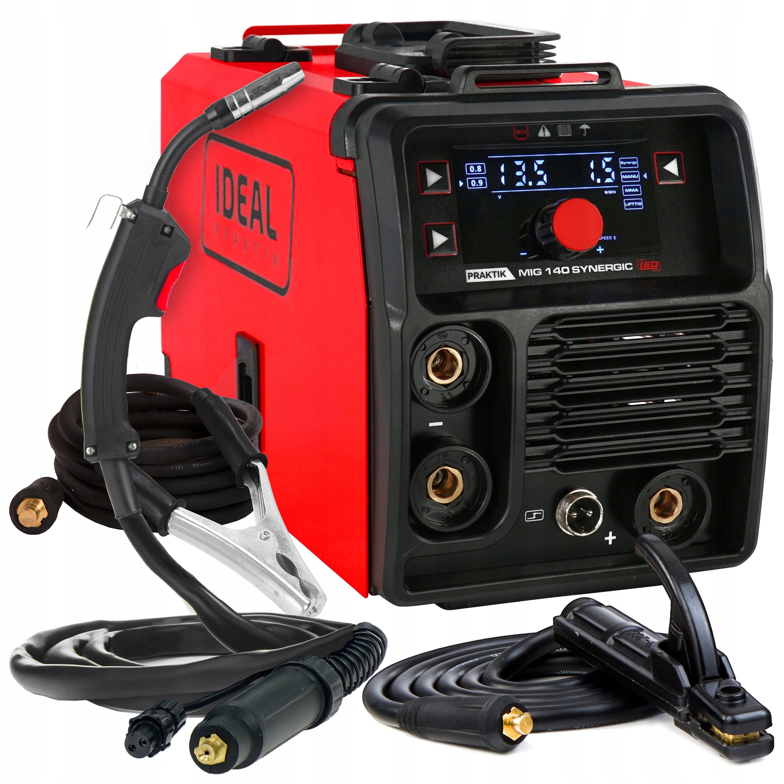 Spawarka Inwertorowa Inwerter Ideal Praktik Mig 140 Synergia Flux Mma Tig