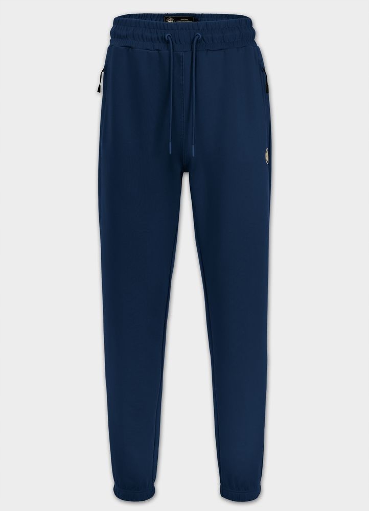 Pánské teplákové kalhoty Small Logo, hladký materiál, styl Oldschool, pánské Teplákovka